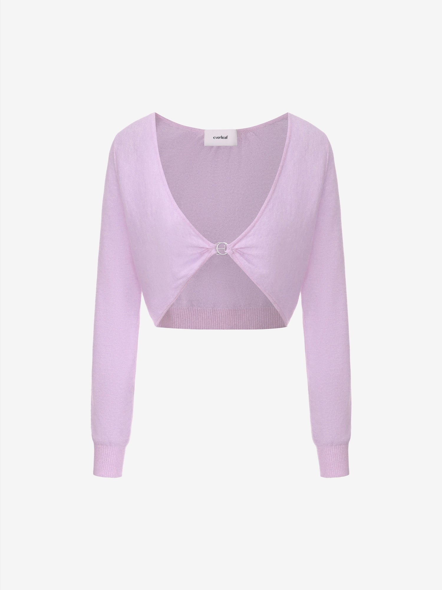 Image of 100% Cashmere Twist Cropped Sweater