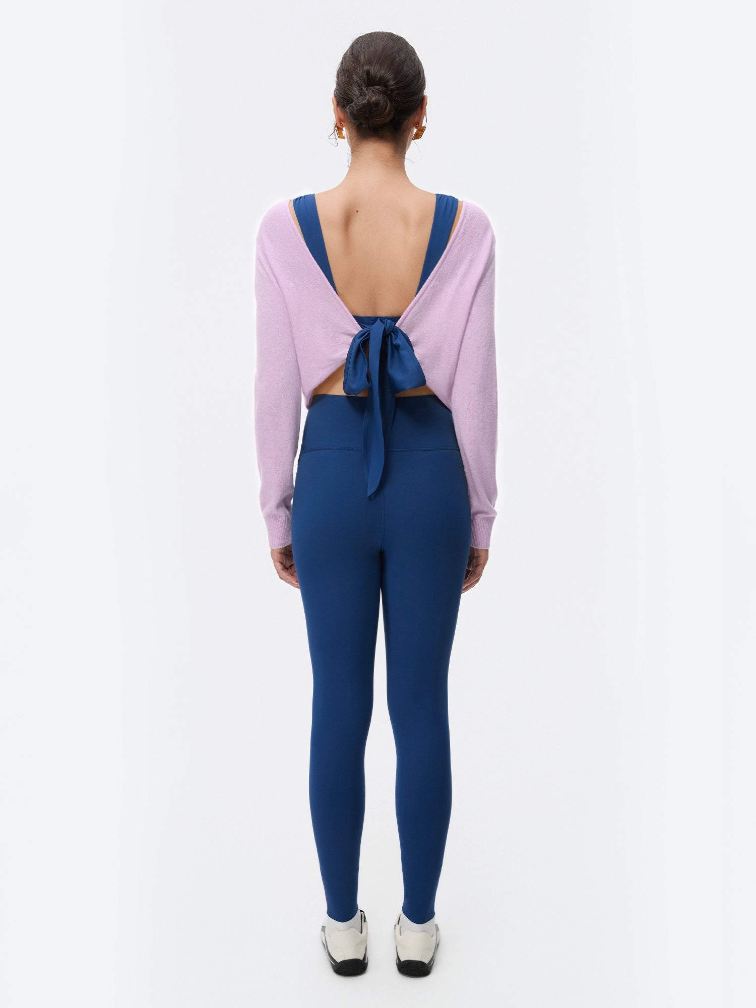 Image of 100% Cashmere Twist Cropped Sweater