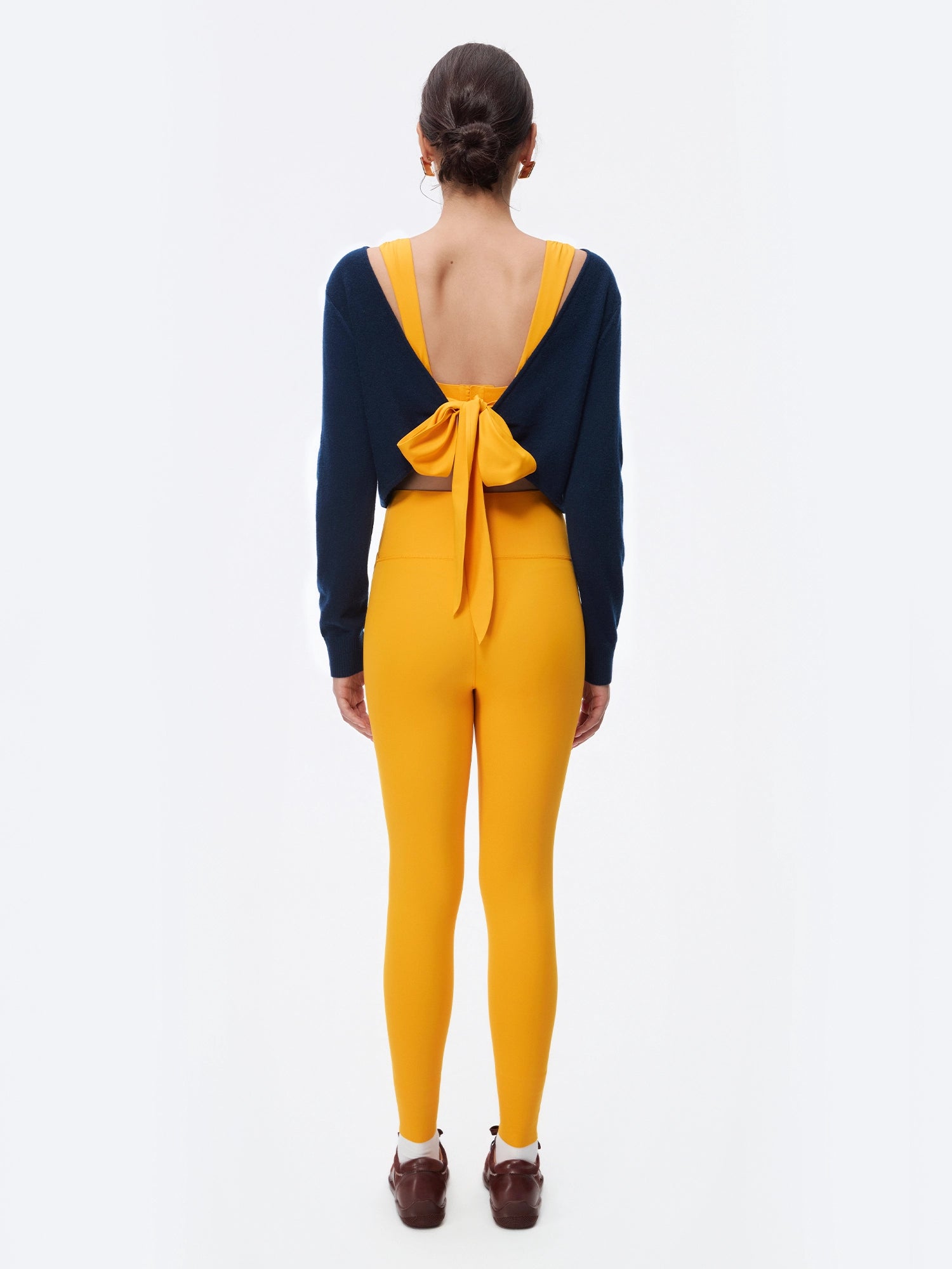 Image of 100% Cashmere Twist Cropped Sweater
