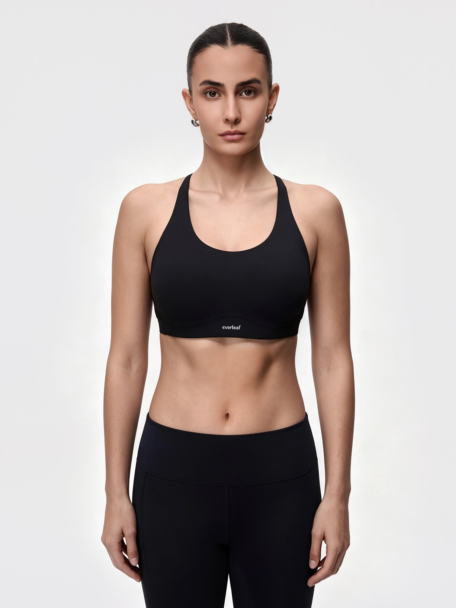 Image of Freeleaf™ Adjustable-Strap Bra & High-waist Flare Pants Set