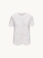 Front-Shirred Tee