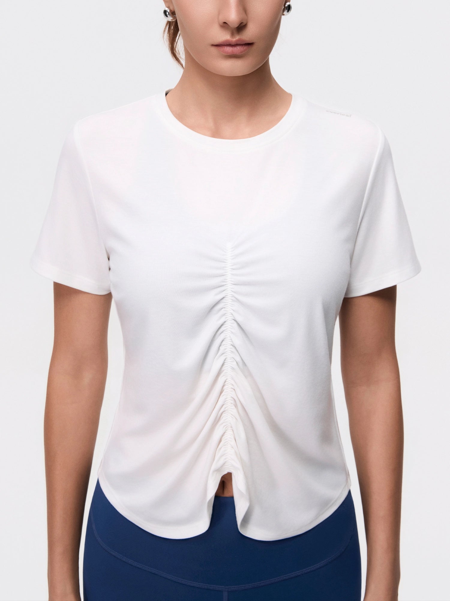 Image of Front-Shirred Tee