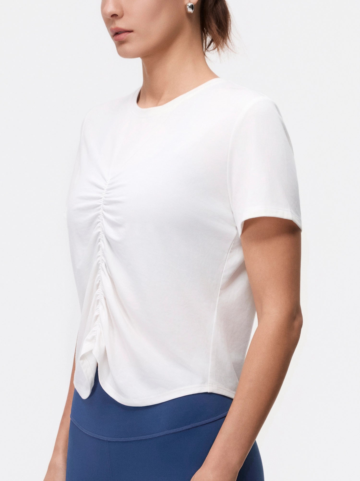Image of Front-Shirred Tee