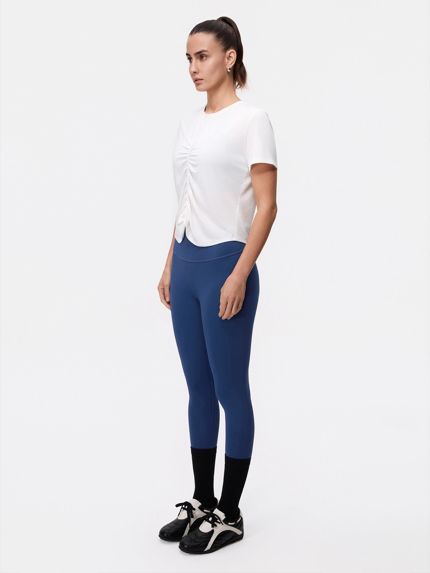 Image of Front-Shirred Tee
