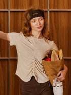 Everleaf Front-Shirred Tee