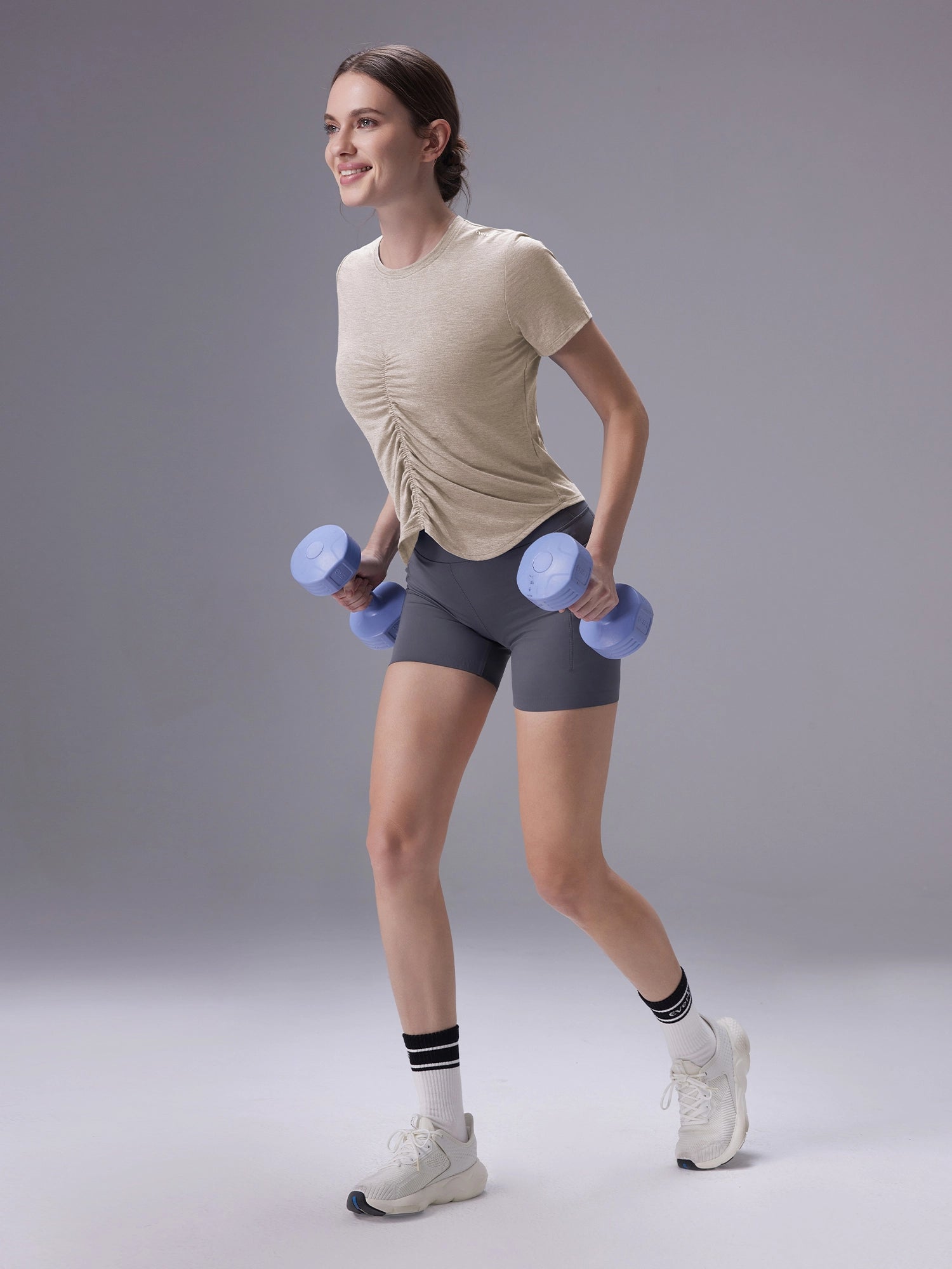 Image of Front-Shirred Tee