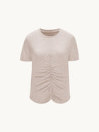 Front-Shirred Tee
