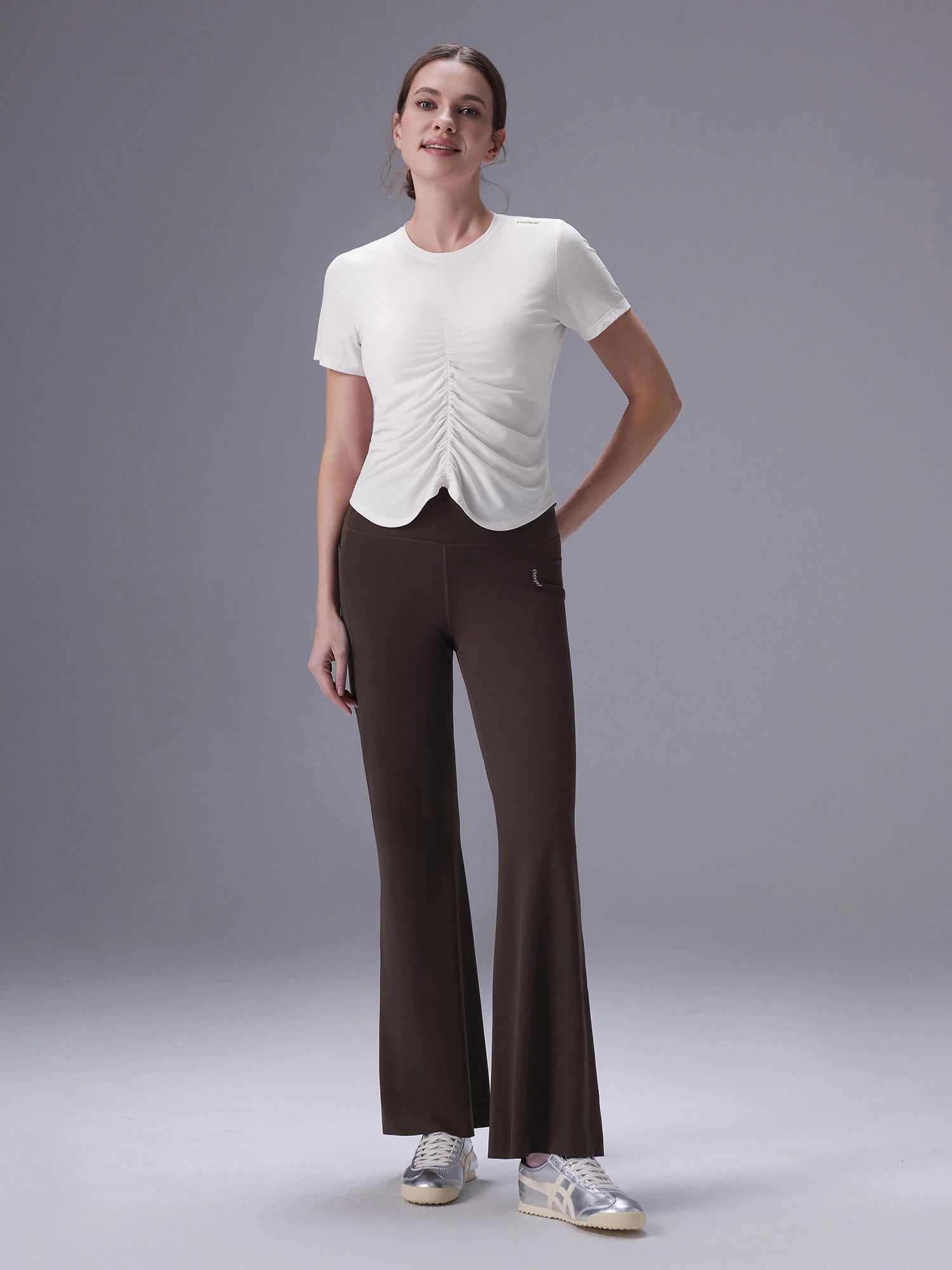 Image of Front-Shirred Tee