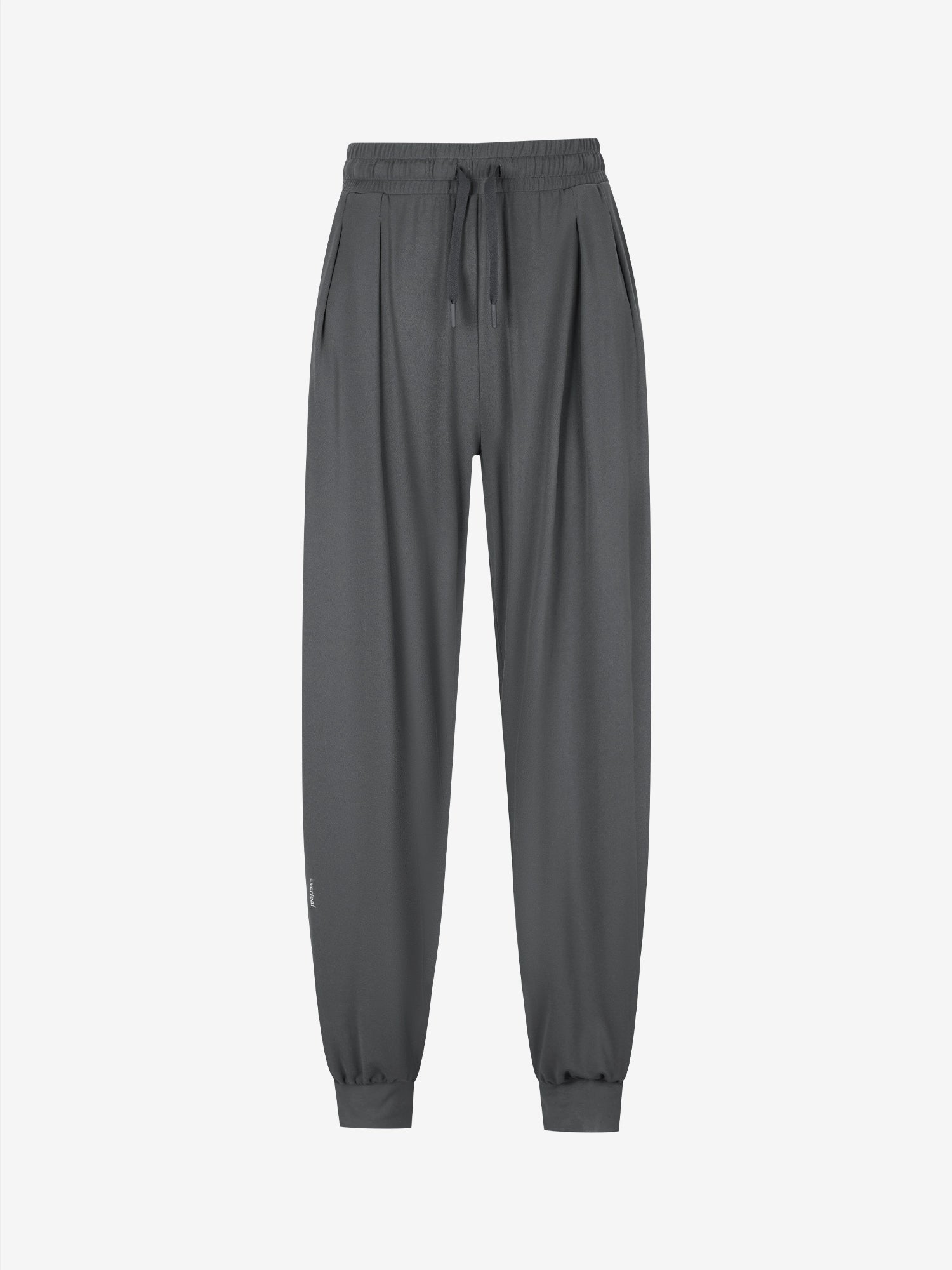 Image of High-waist Draped Joggers
