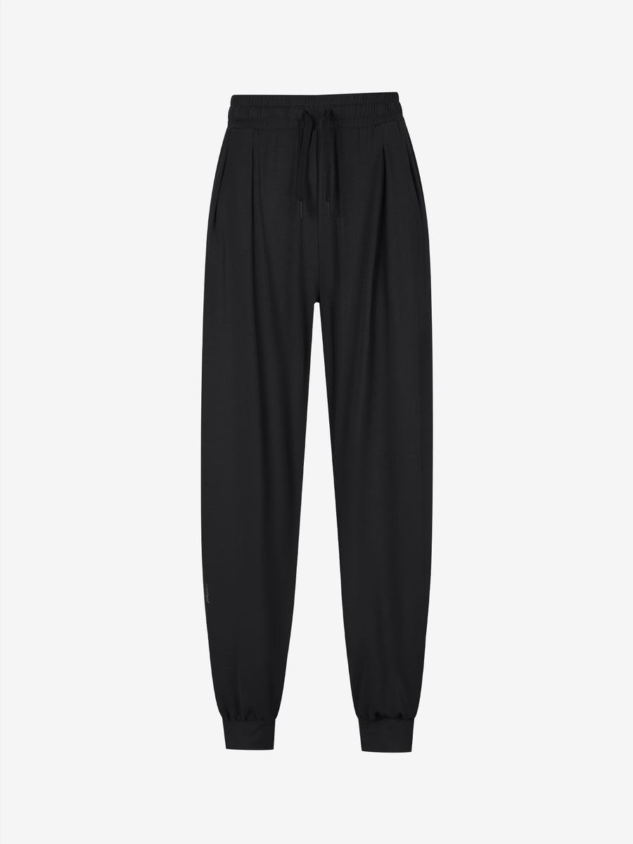 High-waist Draped Joggers