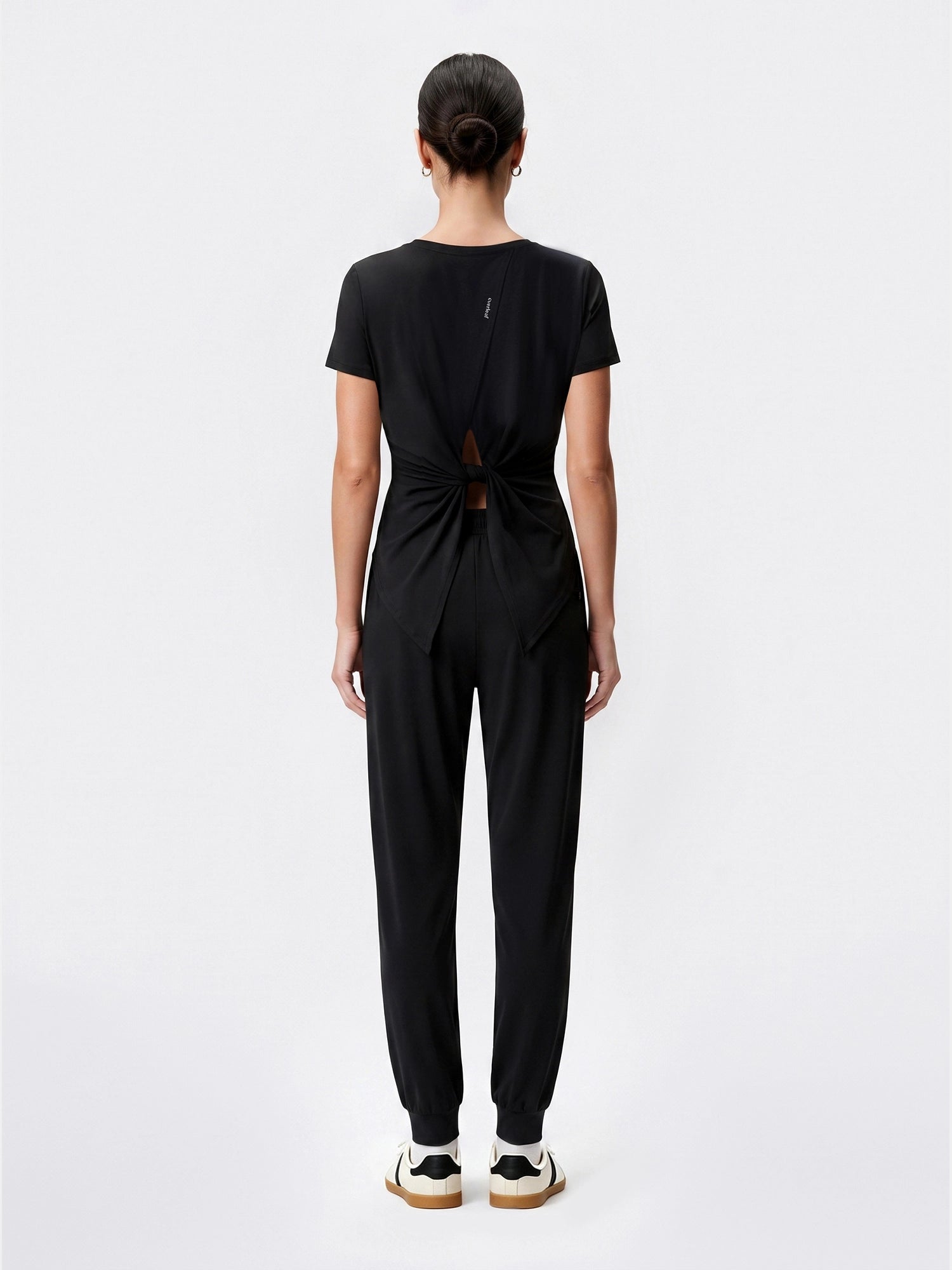 Image of High-waist Draped Joggers