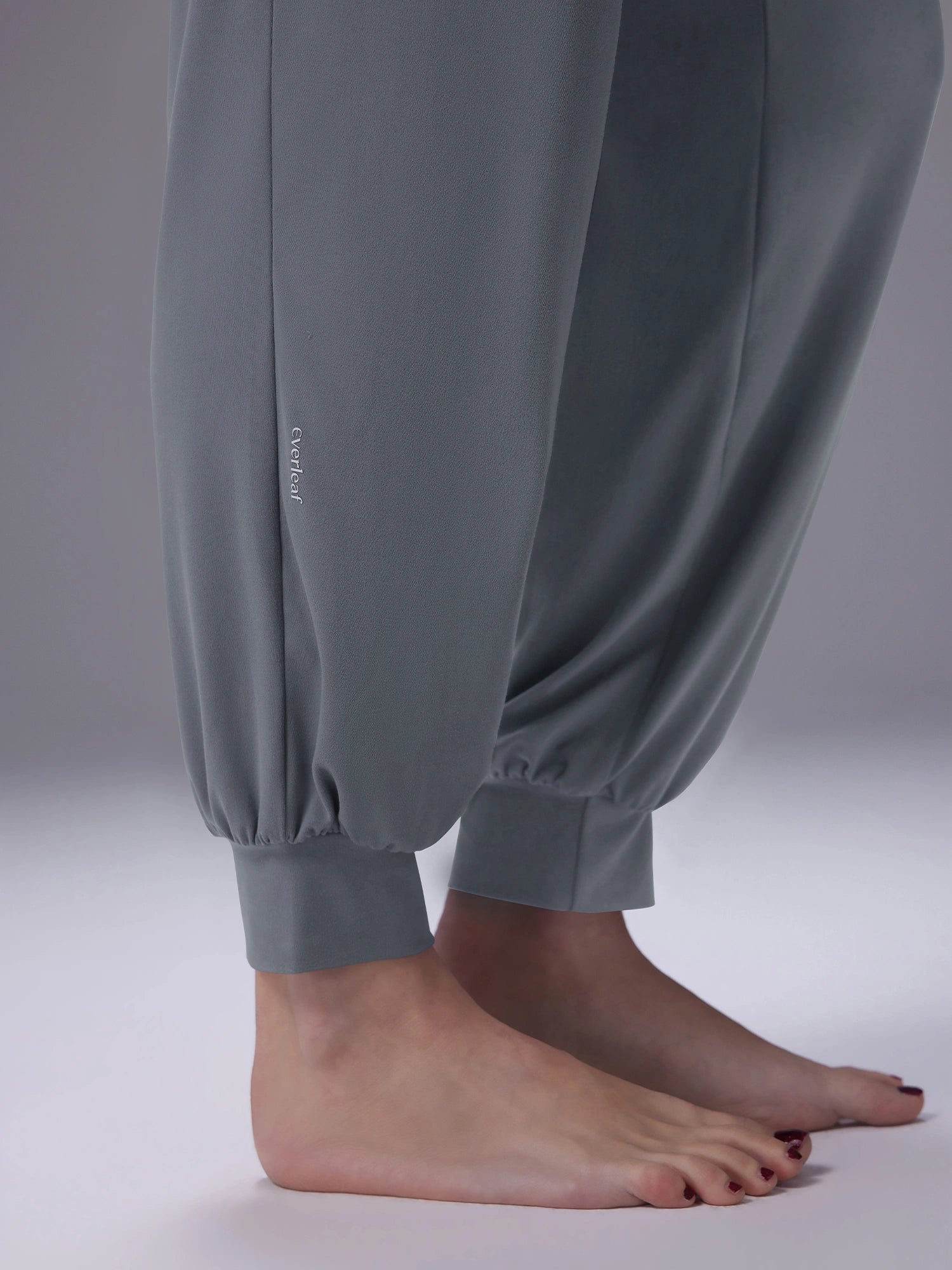 Image of Everleaf High-waist Draped Joggers Slate Gray