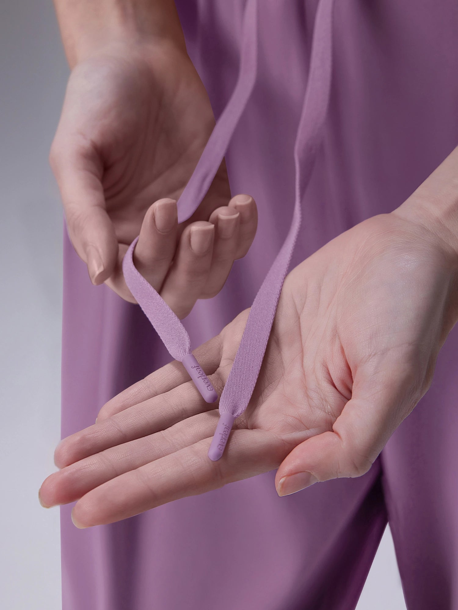 Image of Everleaf High-waist Draped Joggers Twilight Purple