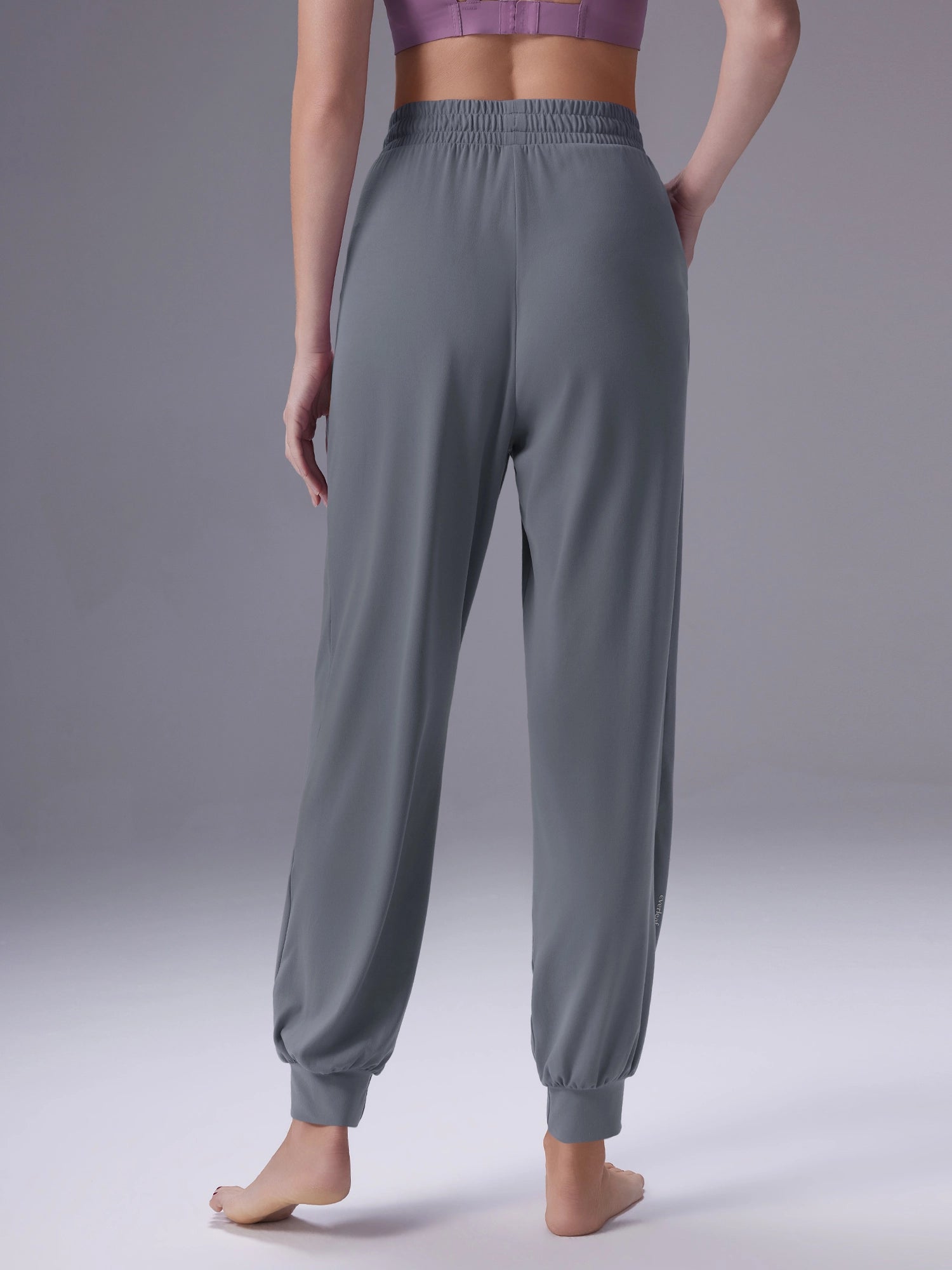 Image of Everleaf High-waist Draped Joggers Slate Gray