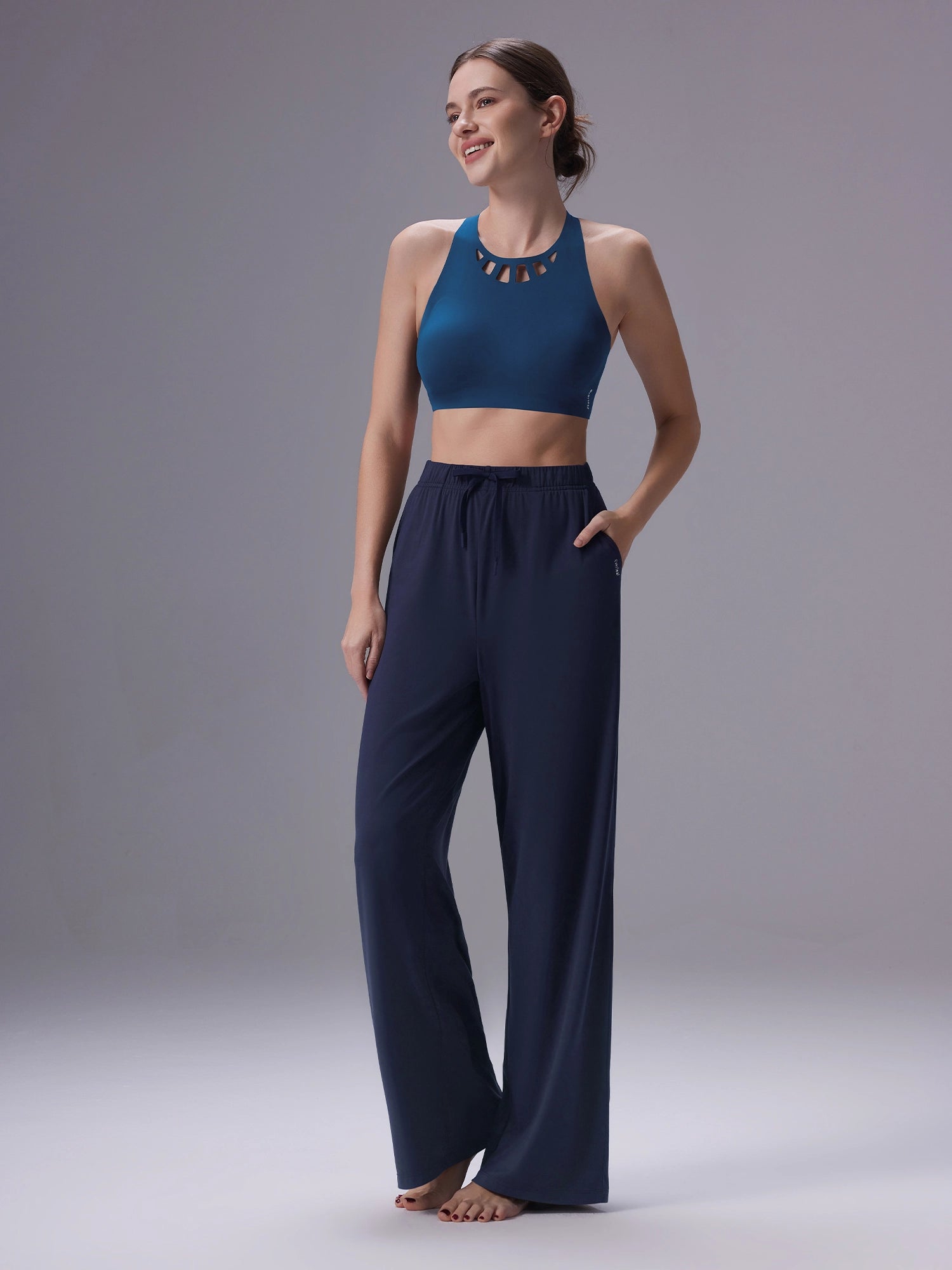 Image of Everleaf Straight Leg Pants Abyssal Blue