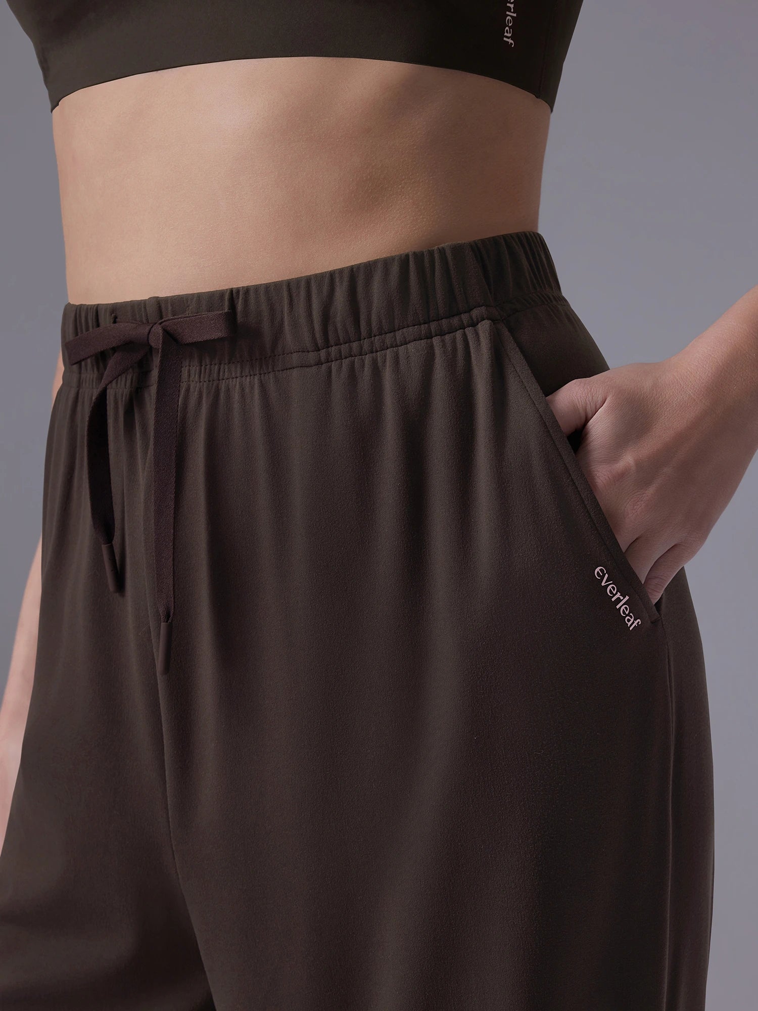 Image of Everleaf Straight Leg Pants Mocha Brown