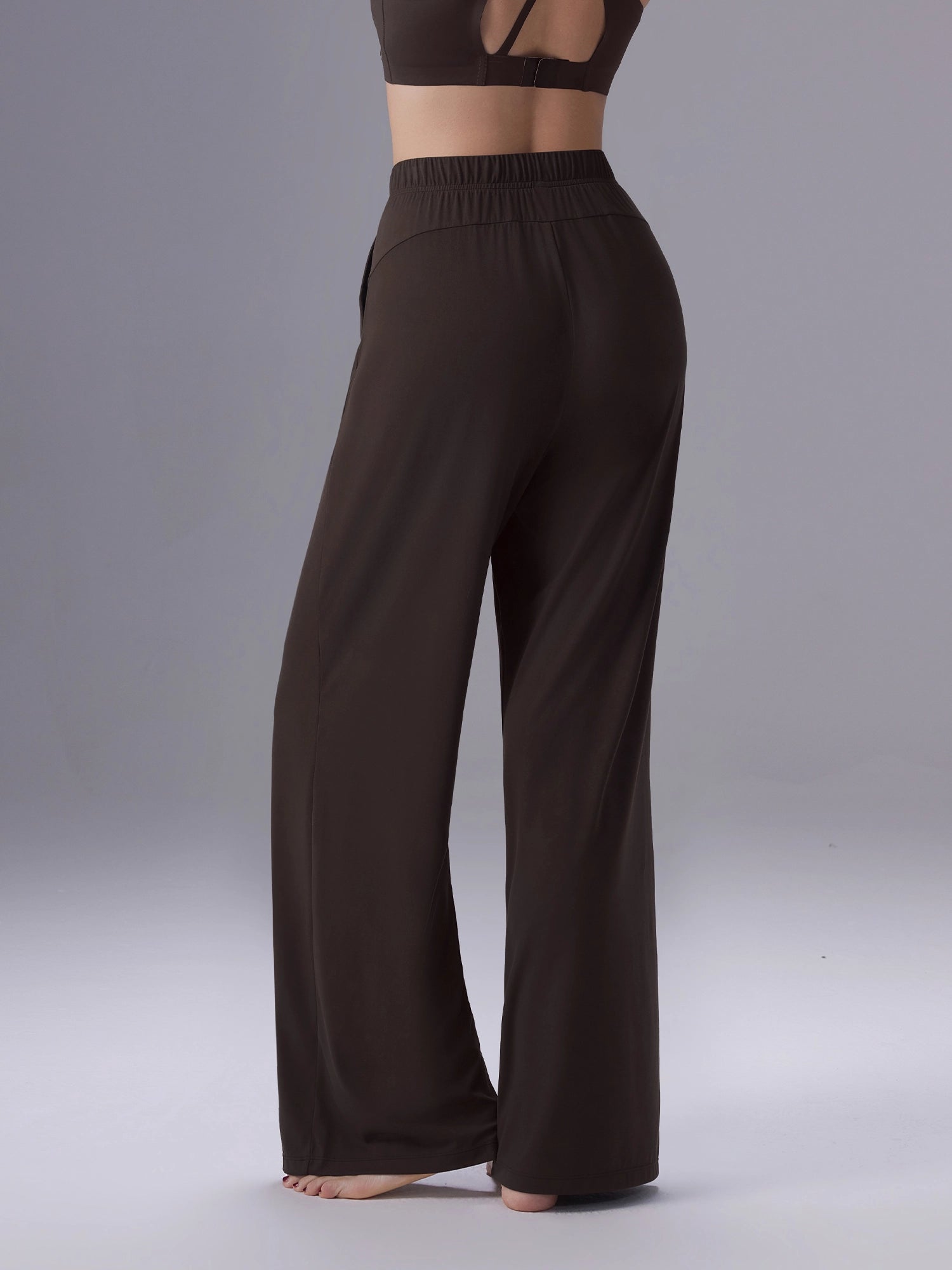 Image of Everleaf Straight Leg Pants Mocha Brown