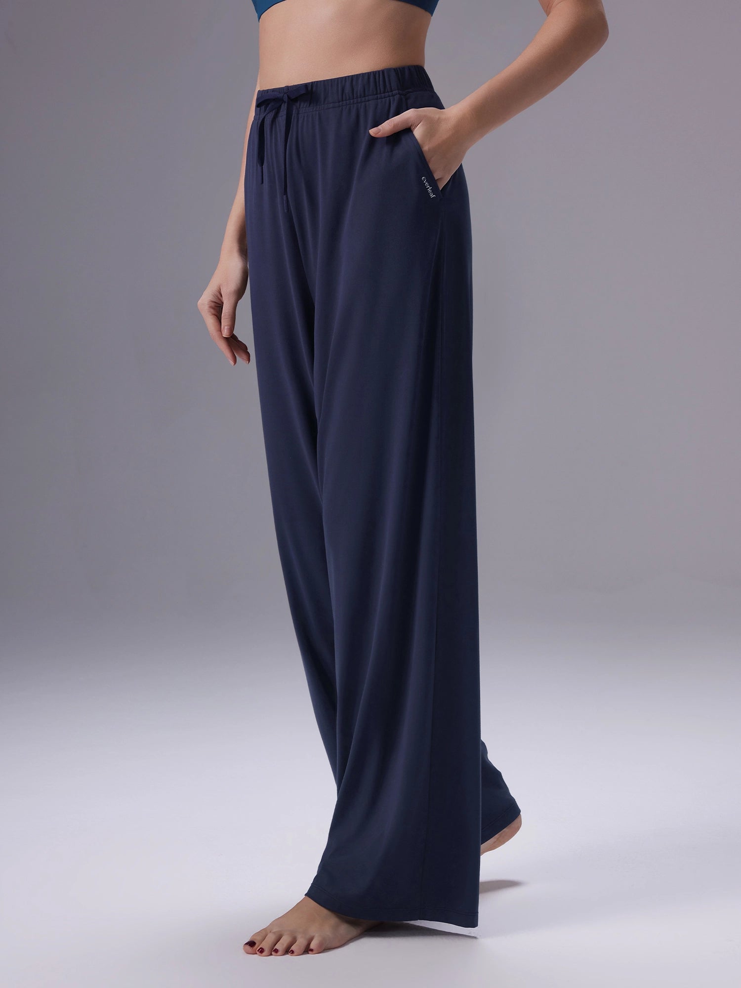 Image of Everleaf Straight Leg Pants Abyssal Blue