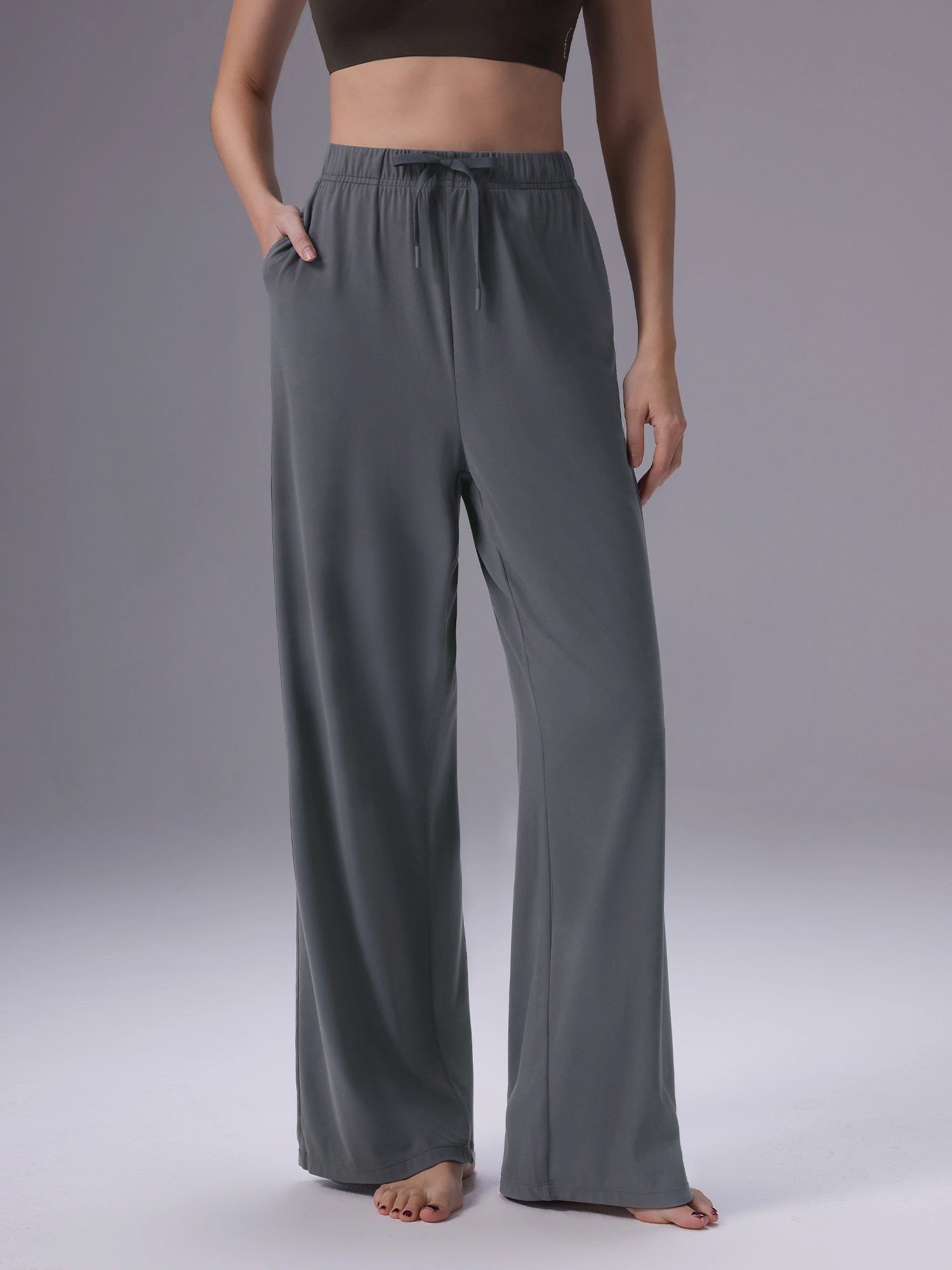 Image of Everleaf Straight Leg Pants Slate Gray