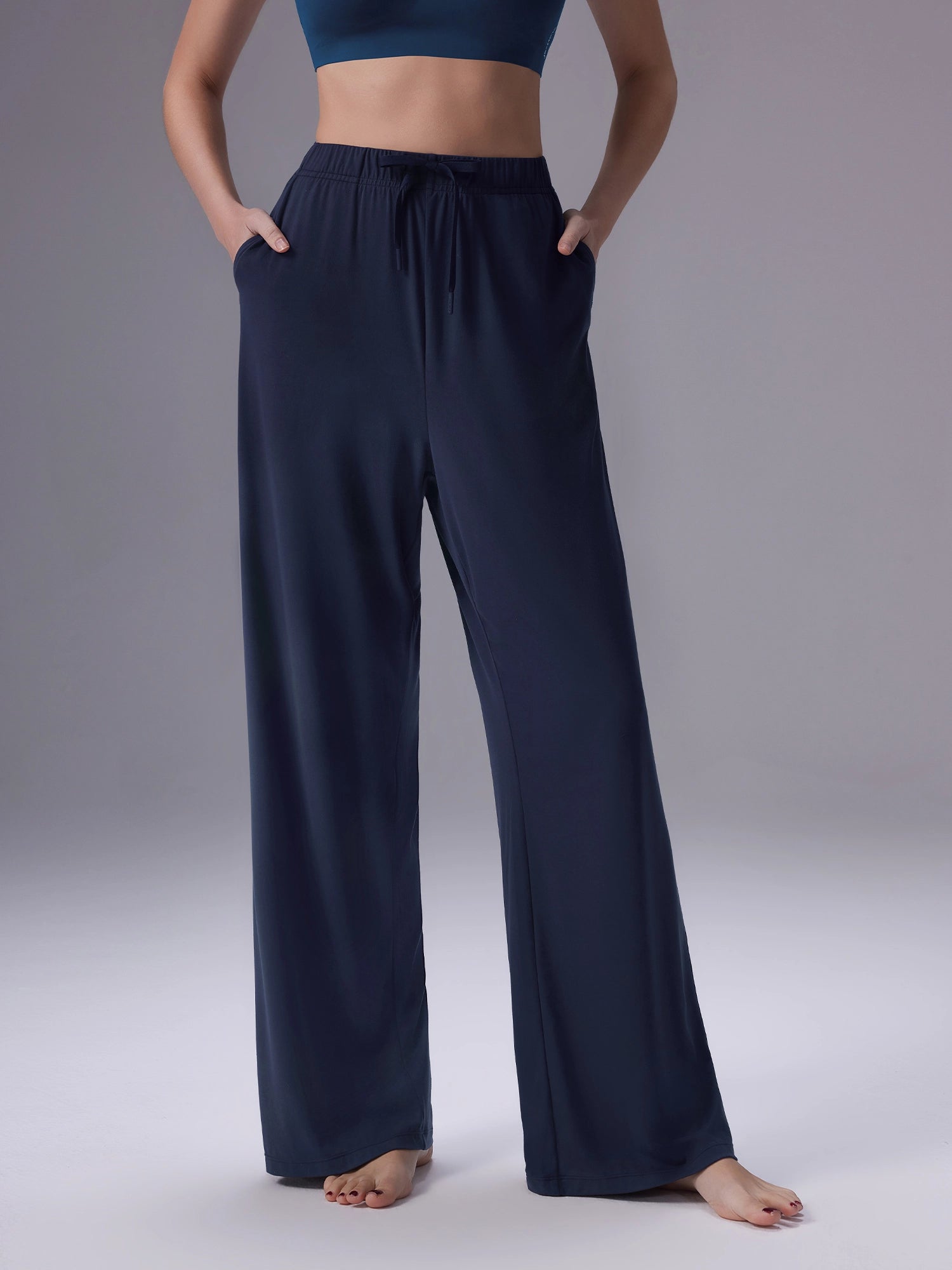 Image of Everleaf Straight Leg Pants Abyssal Blue