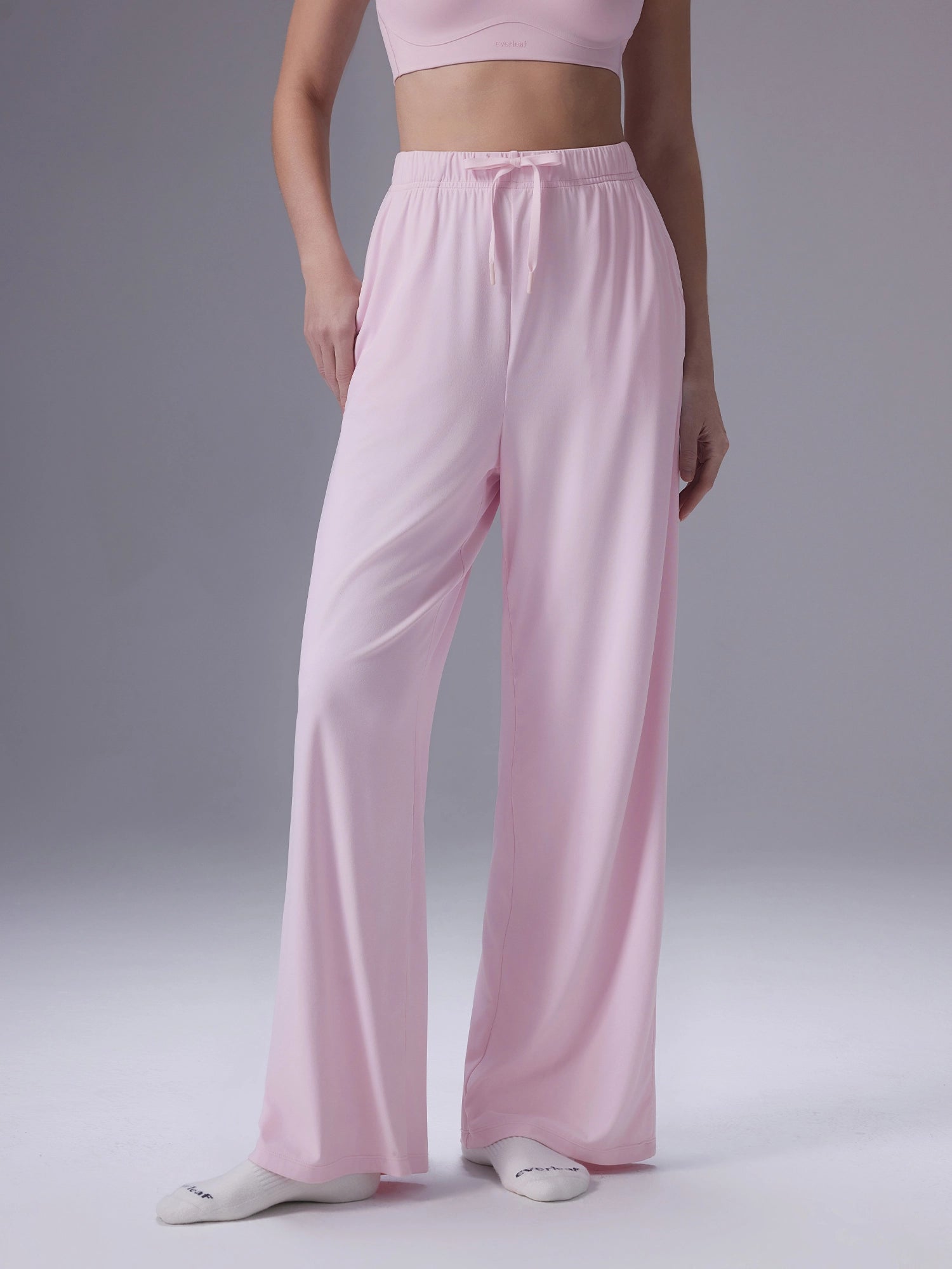 Image of Everleaf Straight Leg Pants Blossom Pink