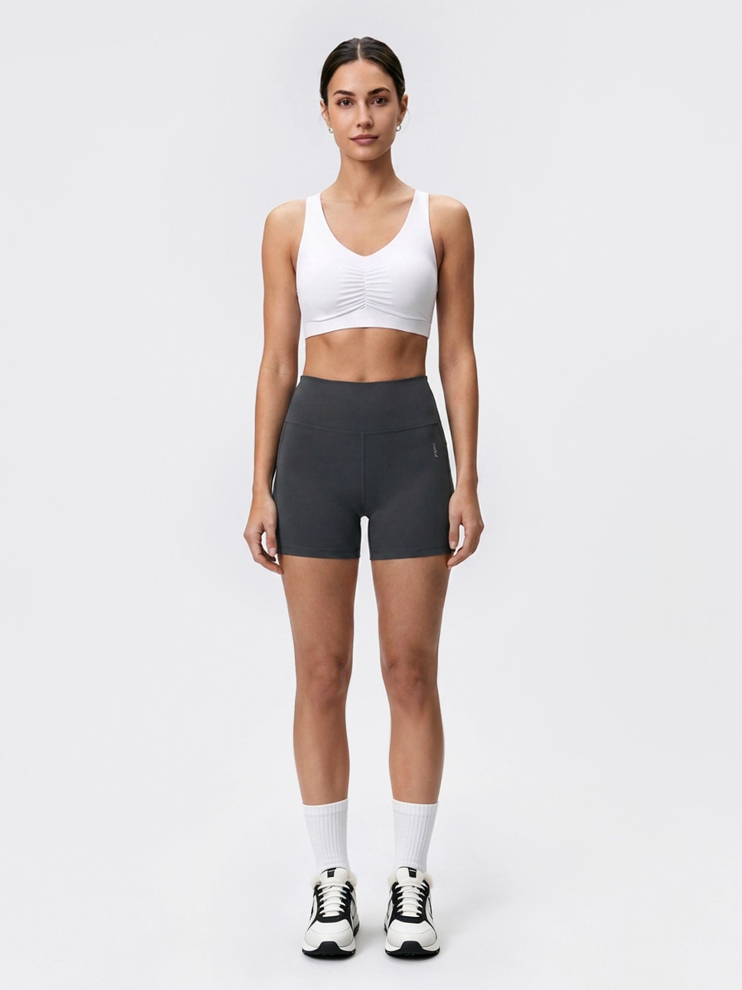 Image of Sweatleaf™ Back-Ruched Shorts