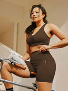 Everleaf Back-Ruched Shorts