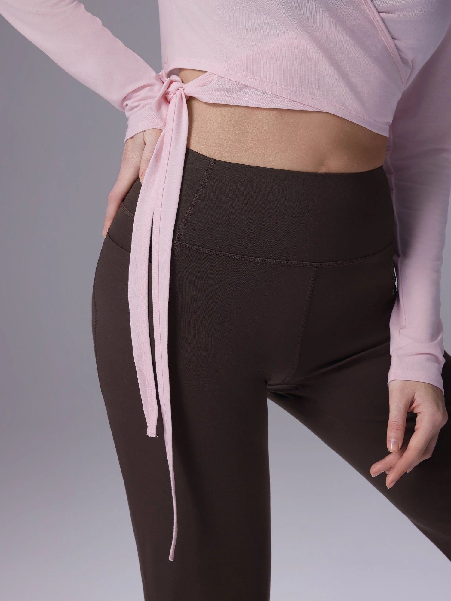 Wrap Ballet Yoga Top | V-neck wrap Cardigan - Everleaf